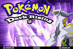 Pokemon Dark Rising II Title Screen